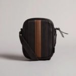 EVVER Striped PU Flight Bag