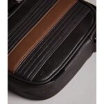 EVVER Striped PU Flight Bag