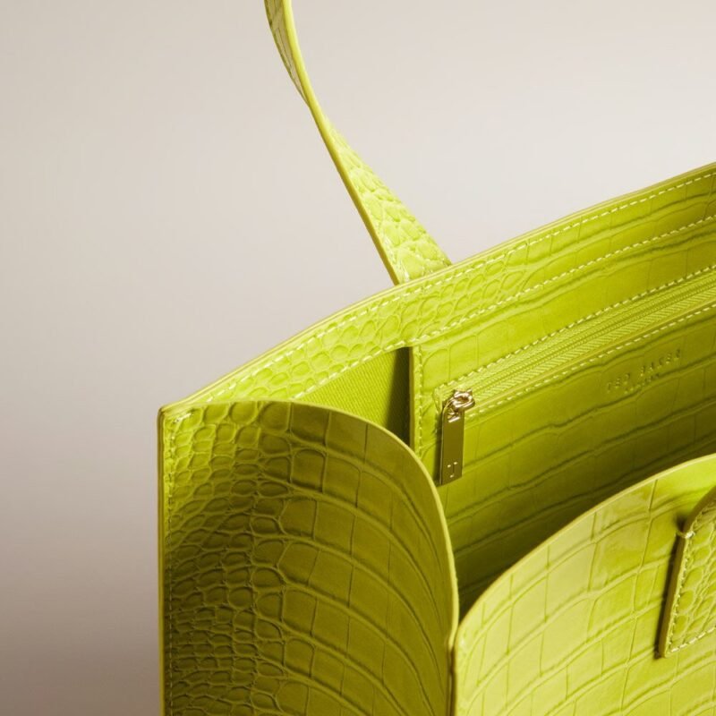 CROCCON Croc Effect Large Icon Bag