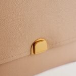 IMIELLY Lock Detail Baguette Shoulder Bag