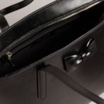 BEANNE Bow Detail Leather shopper