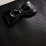 BEANNE Bow Detail Leather shopper