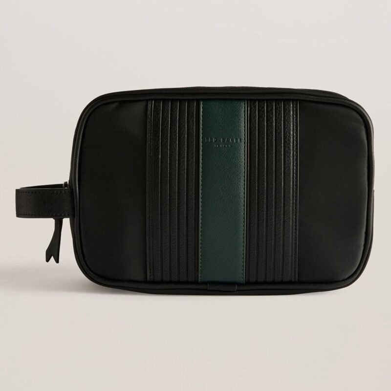 RUSSO Core Twill PU Striped Washbag