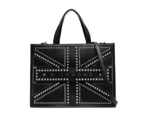 Tote bag with studs