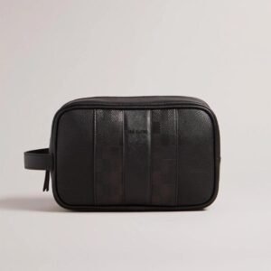 RUSSO Core Twill PU Striped Washbag