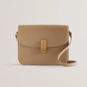 KKAYLI Polished Leather Satchel Bag