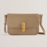 KKAYSA Polished Small Leather Crossbody Bag