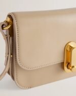 KKAYSA Polished Small Leather Crossbody Bag