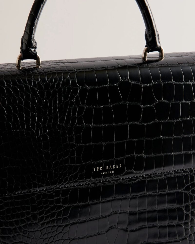 AALIYA Croc Effect Backpack