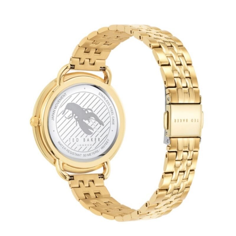 Hetttie Swarovski crystal gold watch