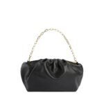 Immersive leather soft crossbody bag with chain