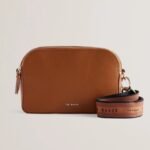 DARCELO Branded Webbing Leather Camera Bag