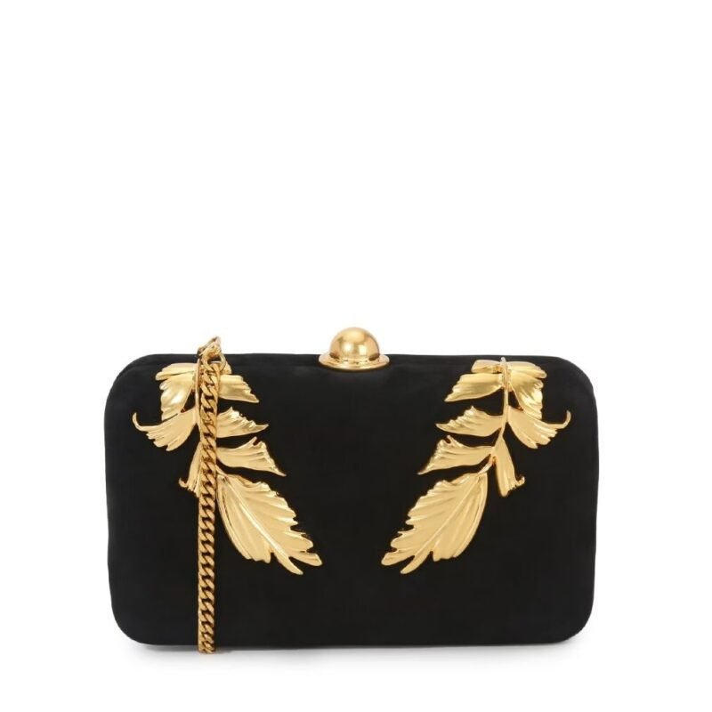 LEEFI Leaf Detail Hardcase Clutch