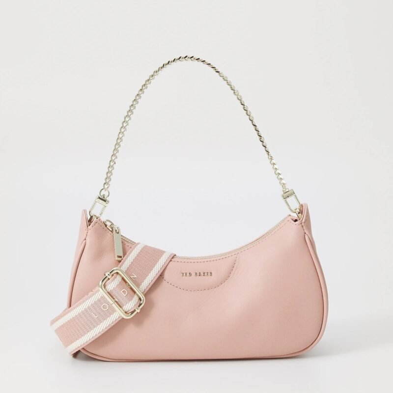 ESSIY Webbing Leather Crossbody Bag