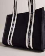 GEORJEA Branded Webbing Canvas Small Tote