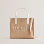 PAOLINA Faux Raffia Small Icon Bag