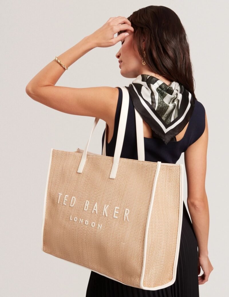 PALLMER Raffia Large Icon Bag