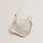 ESIAH Webbing Slouchy Leather Hobo Bag