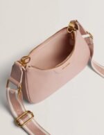 ESSIY Webbing Leather Crossbody Bag