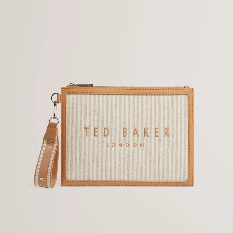 HAYSS Striped Canvas Webbing Pouch