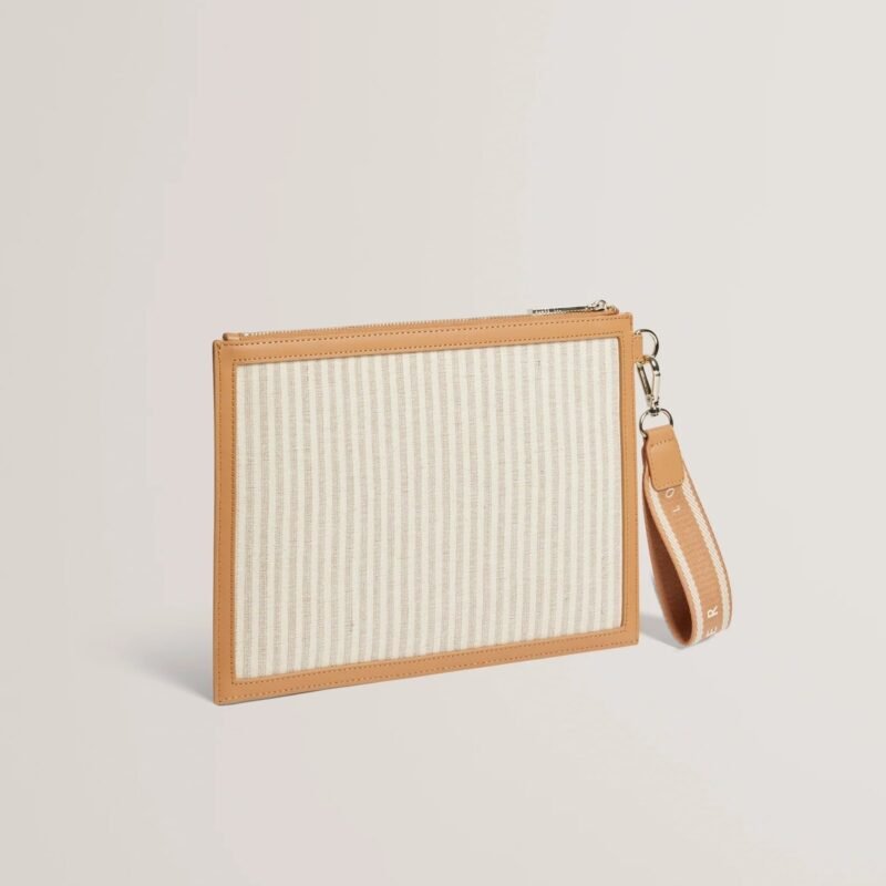 HAYSS Striped Canvas Webbing Pouch