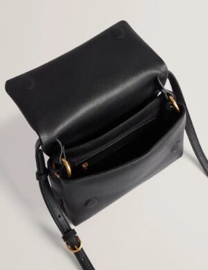 MARRISA Padded Leather Crossbody Bag