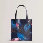 FEAKKON Feather Print Large Icon Bag