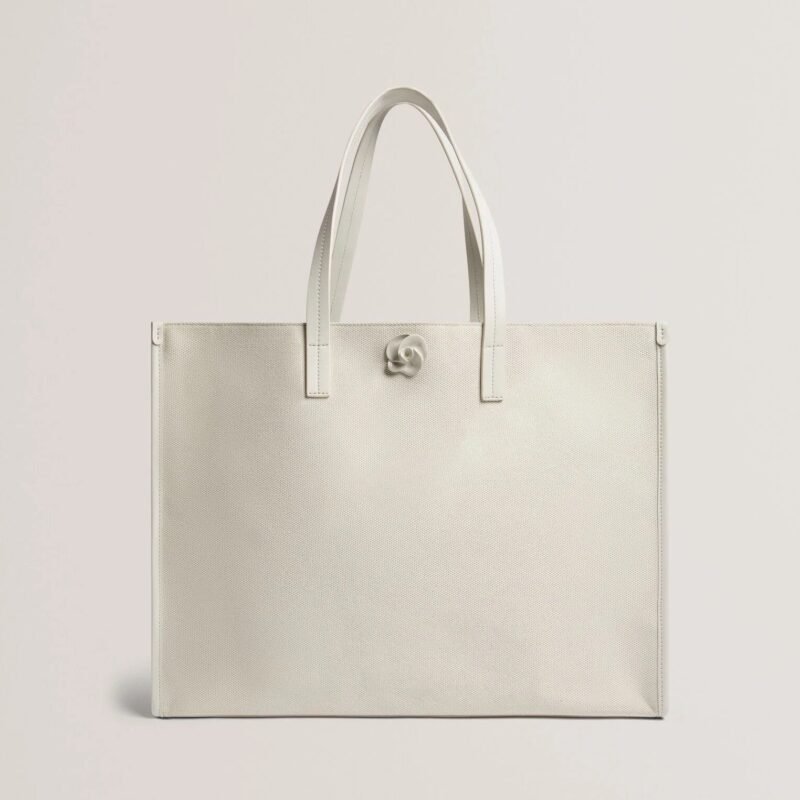 AUDOS Canvas Rose Hardware  Tote