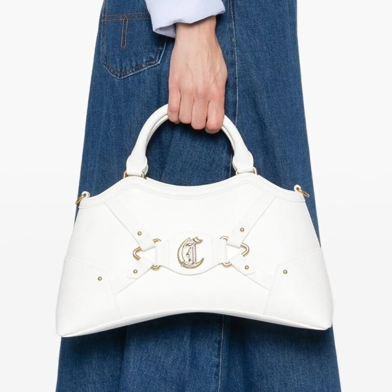 Handbag logo-plaque