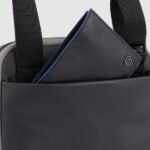 Leather iPad® crossbody bag
