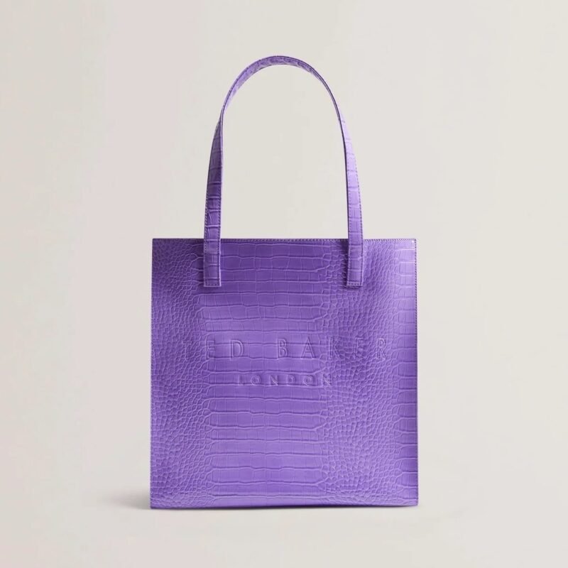 CROCCON Large Croc Texture Icon Tote Bag