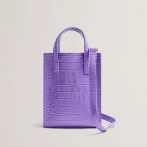 GATOCON Mini Croc Effect Icon Tote Bag