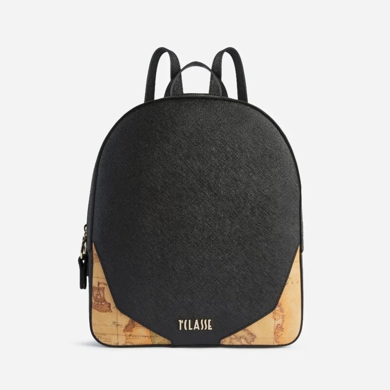 Java City two-zip backpack Leather
