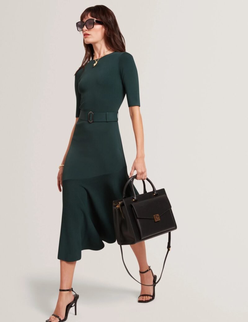 ANELLE TB Detail Large Leather Tote Bag