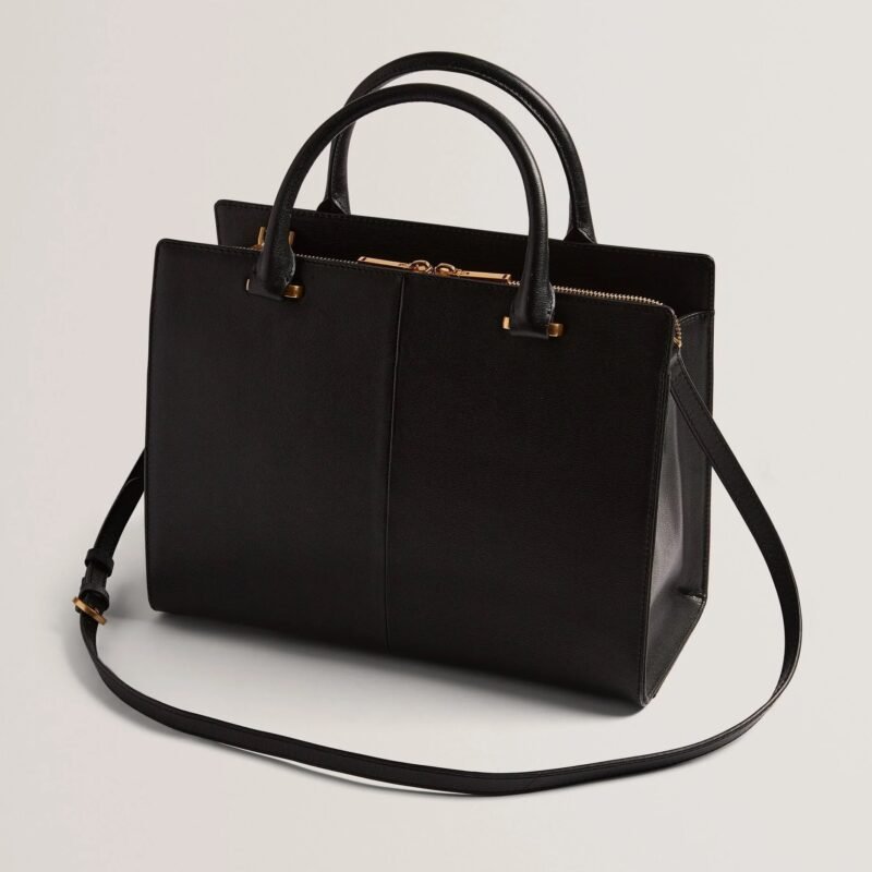 ANELLE TB Detail Large Leather Tote Bag