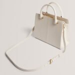 ANELLE TB Detail Large Leather Tote Bag