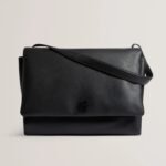 MARGOU Padded Leather Large Shoulder Bag