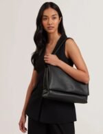 MARGOU Padded Leather Large Shoulder Bag