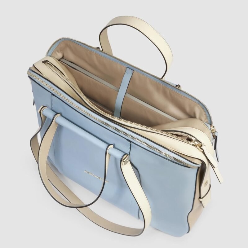 Leather laptop bag