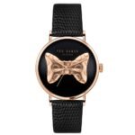 PHYLIPA Leather watch Black