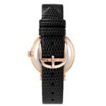 PHYLIPA Leather watch Black