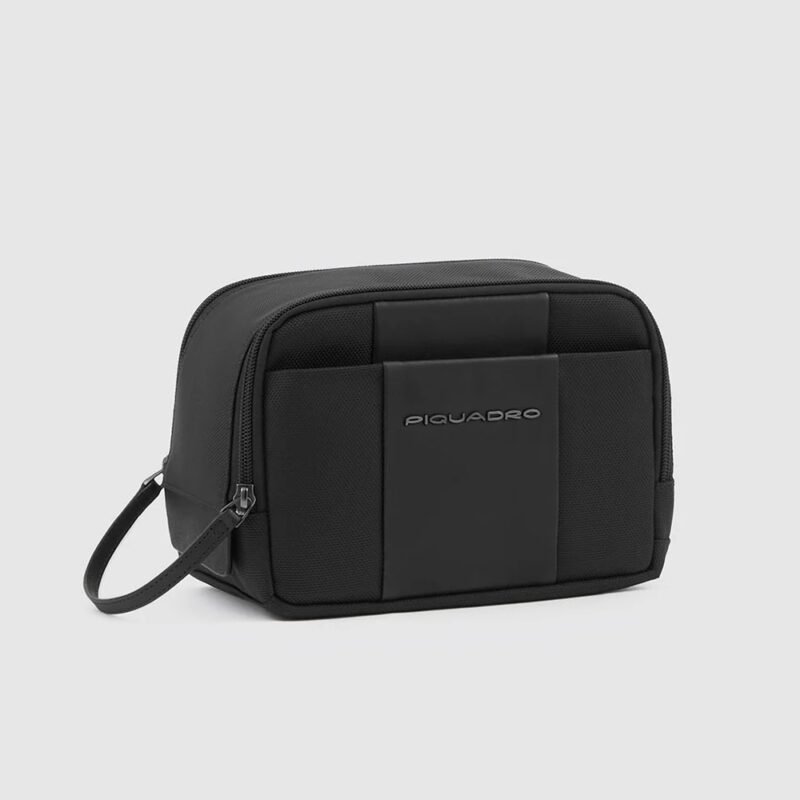 Toiletry bag with two dividers
