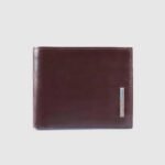 Leather wallet with flip up ID window
