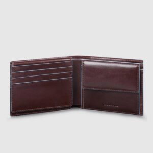 Leather wallet with flip up ID window