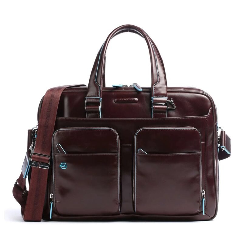 Expandable Briefcase leather 15,6”