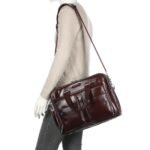 Expandable Briefcase leather 15,6”