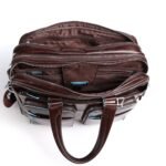 Expandable Briefcase leather 15,6”