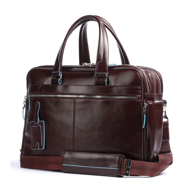 Expandable Briefcase leather 15,6”