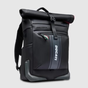 Roll top backpack for laptop "Piquadro x Ducati"