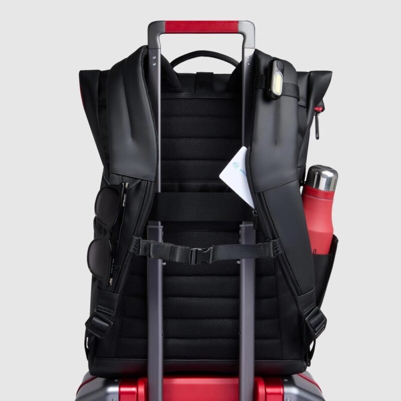 Roll top backpack for laptop "Piquadro x Ducati"